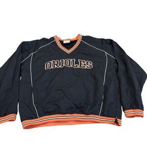 "Gear for Sports" Orioles Nylon Windbreaker Xl Mlb Baseball (Read notes)